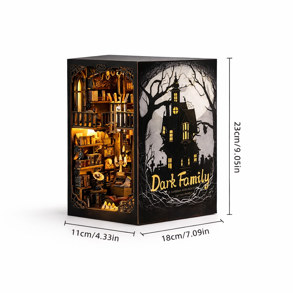 Dark Manor DIY Book Nook Kit with LED