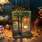 Owl Bookstore DIY Book Nook Kit with LED