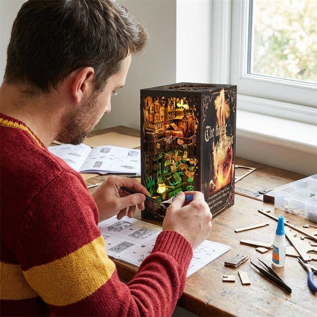 Magic House – DIY Book Nook Kit  LED