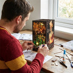 Magic House – DIY Book Nook Kit  LED