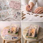 Sunlit Greenhouse DIY Book Nook Kit with LED
