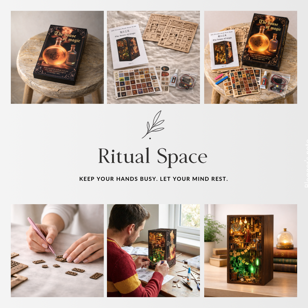 Magic House – DIY Book Nook Kit  LED