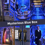 Midnight Telephone Booth DIY Book Nook Kit with LED