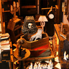 Dark Manor DIY Book Nook Kit with LED