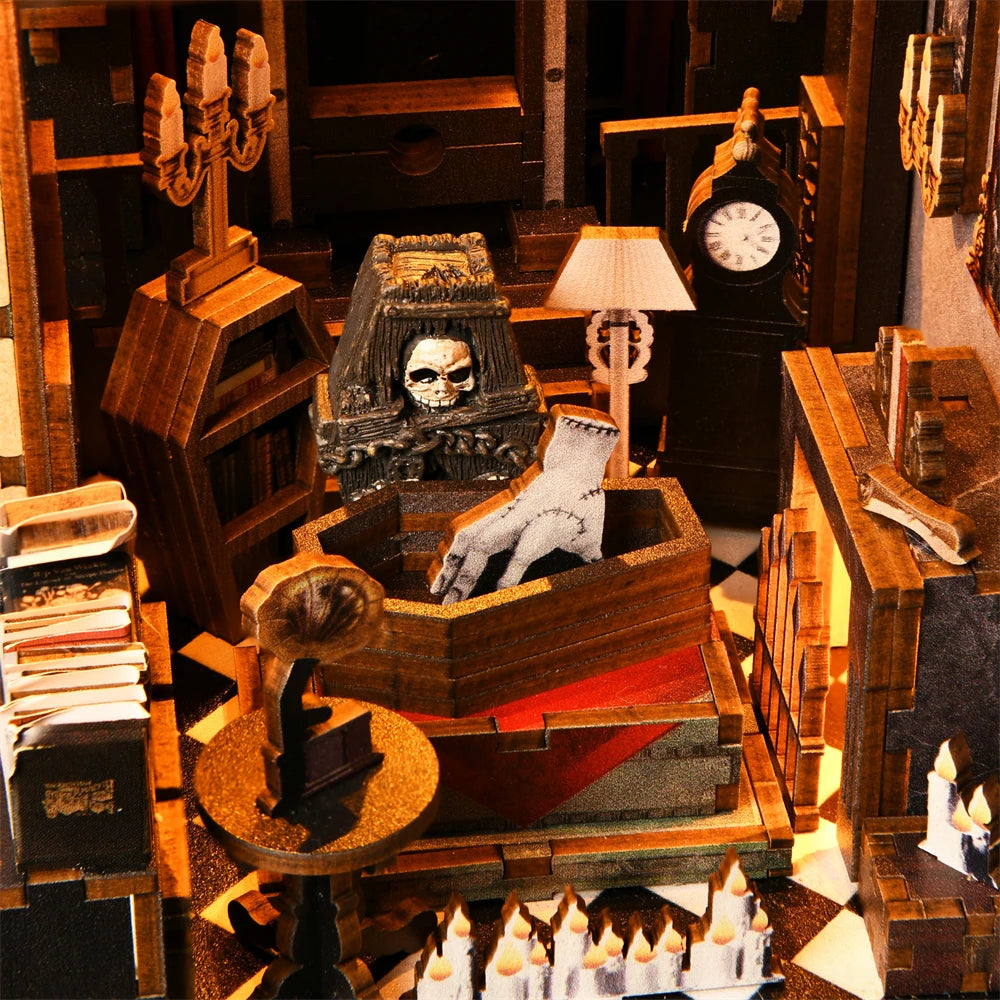 Dark Manor DIY Book Nook Kit with LED