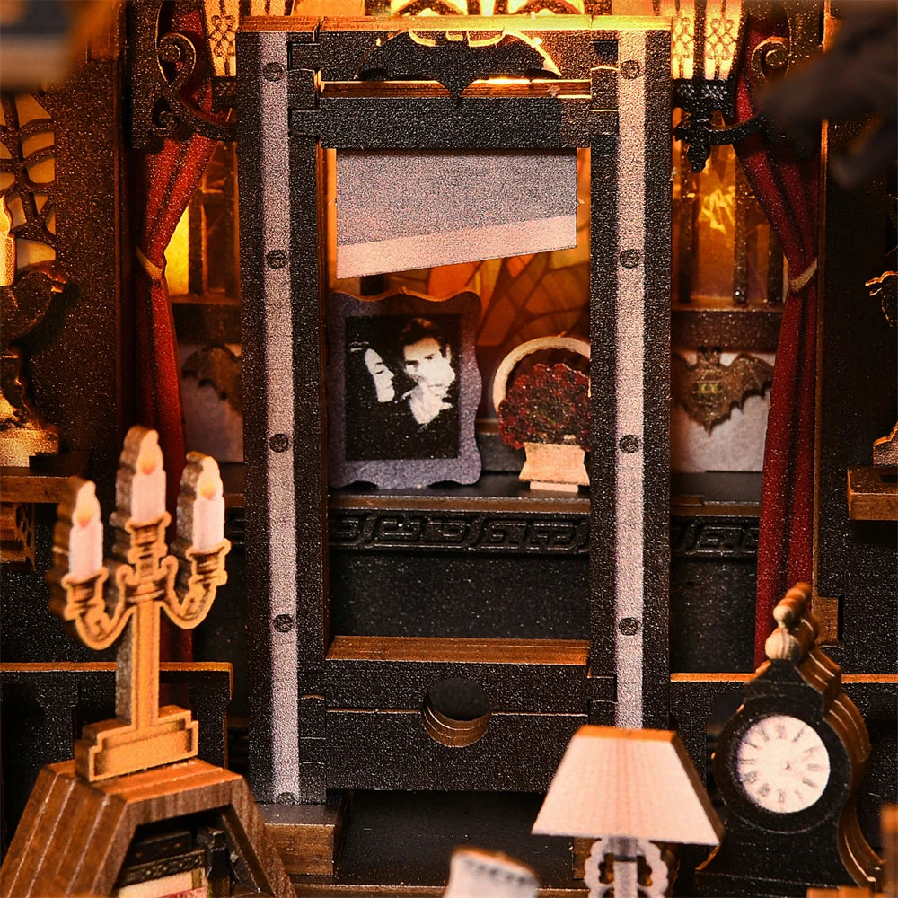 Dark Manor DIY Book Nook Kit with LED
