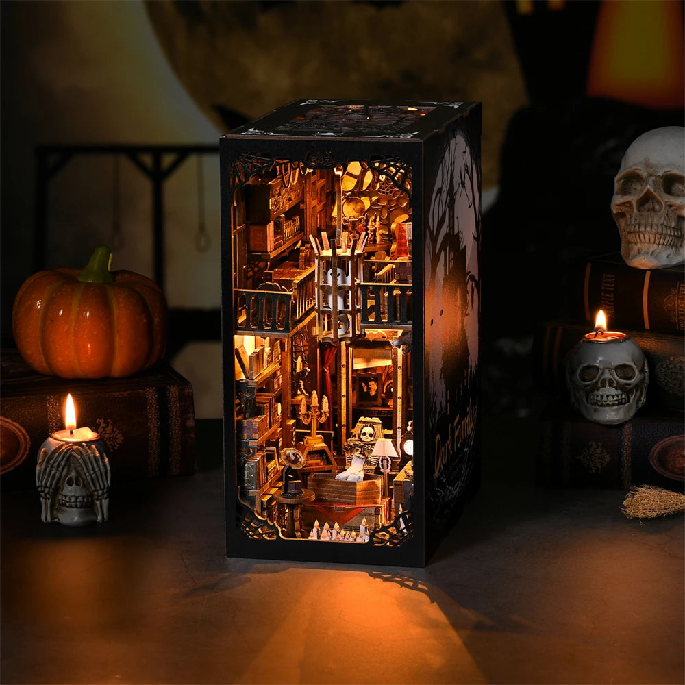 Dark Manor DIY Book Nook Kit with LED