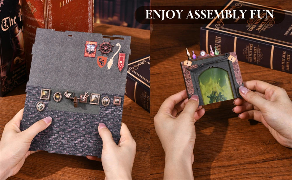 Magic House – DIY Book Nook Kit  LED