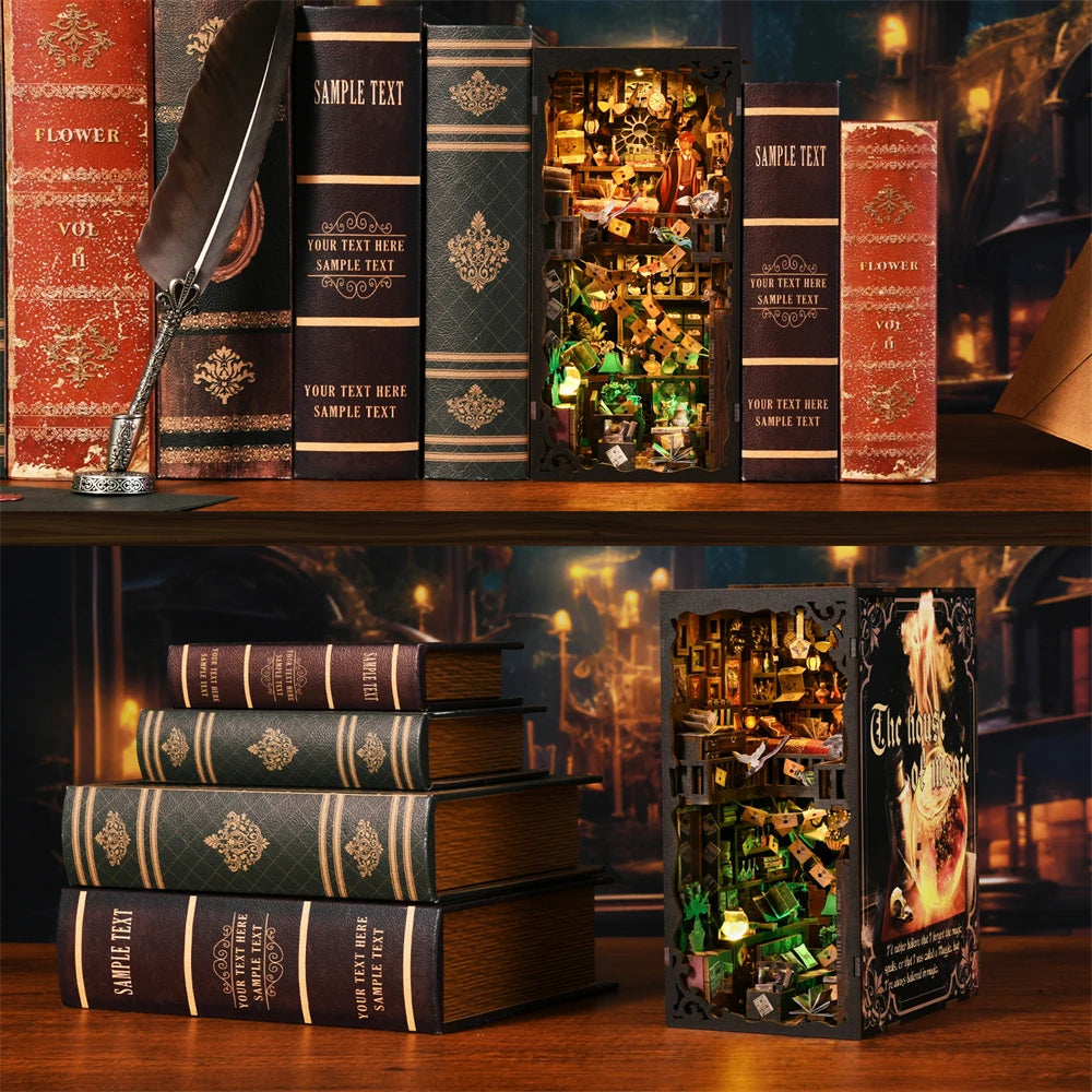 Magic House – DIY Book Nook Kit  LED